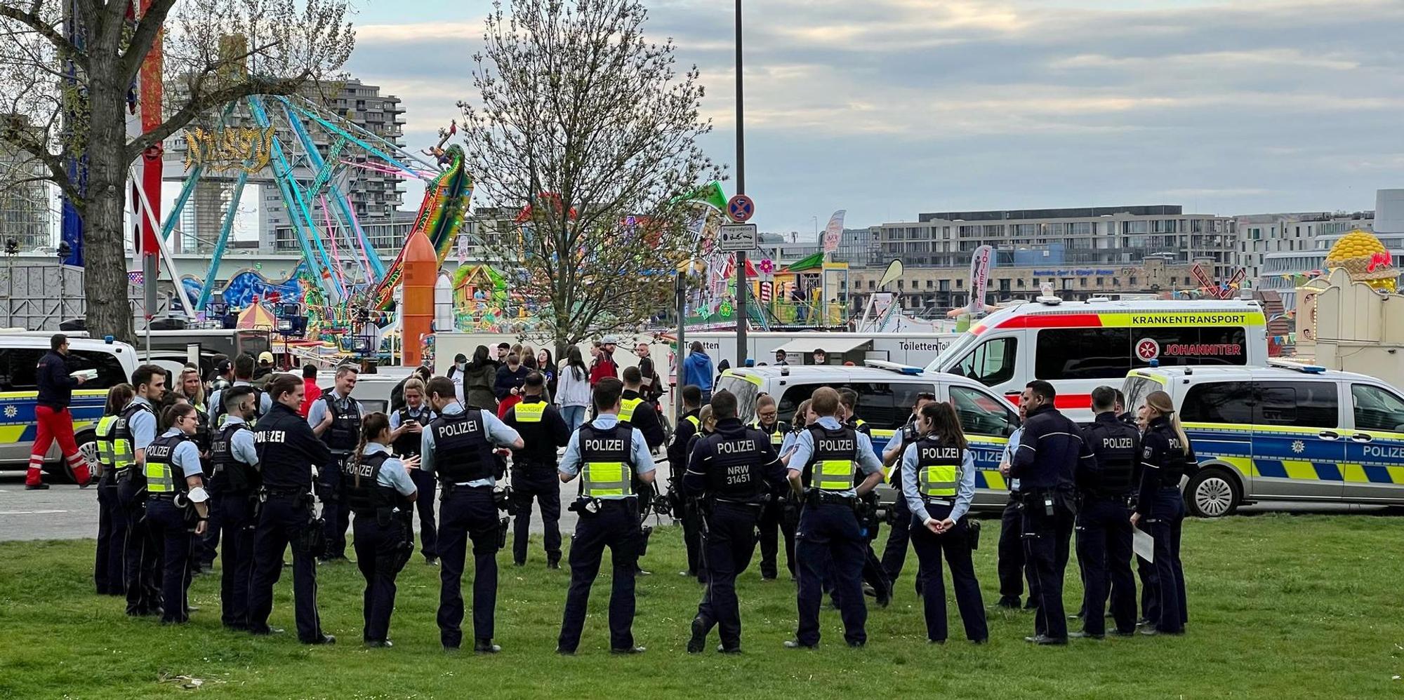 Polizeieinsatz Kirmes Deutz