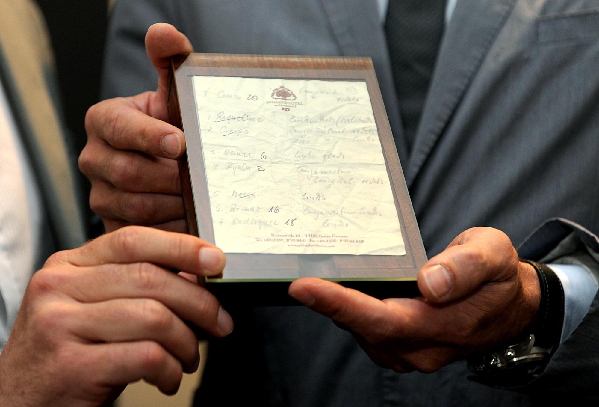 Spickzettel Lehmann Haus der Geschichte