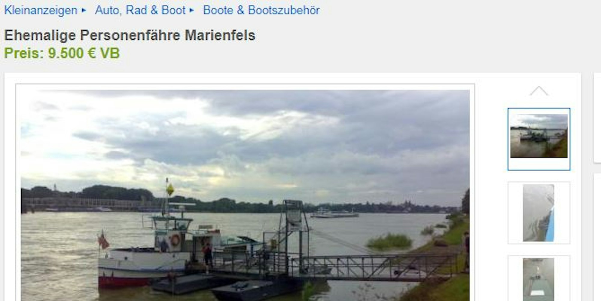 Fähre Marienfels bei Ebay