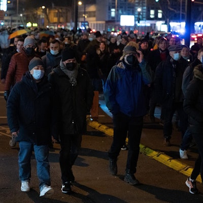 Corona-Spaziergänger Köln 010122