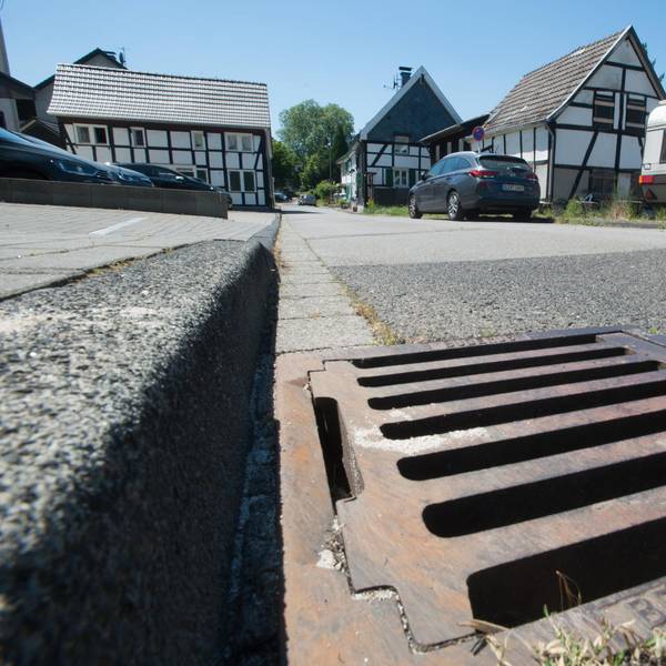 Kanaleinlauf in Leichlingen