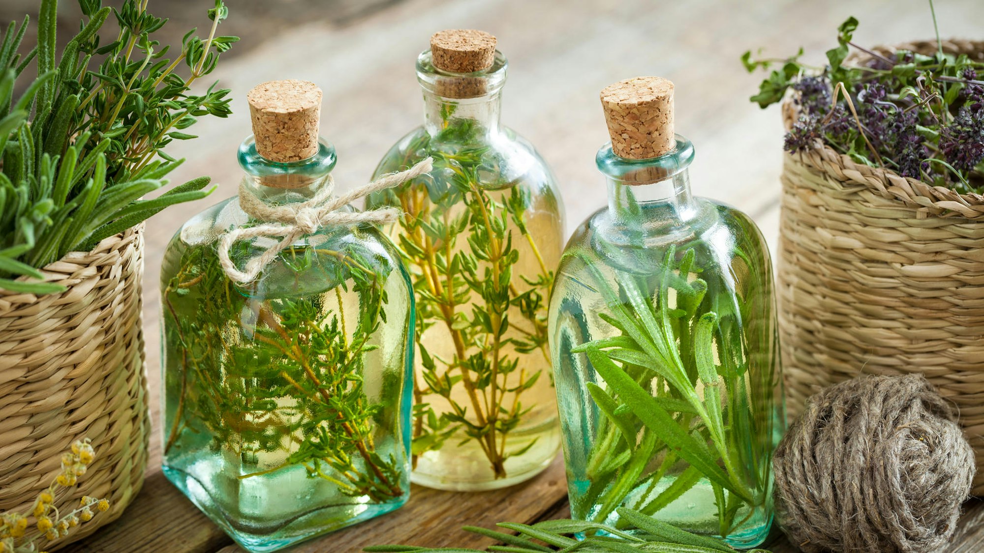 Aromatisches Öl lässt sich in wenigen Minuten zubereiten.