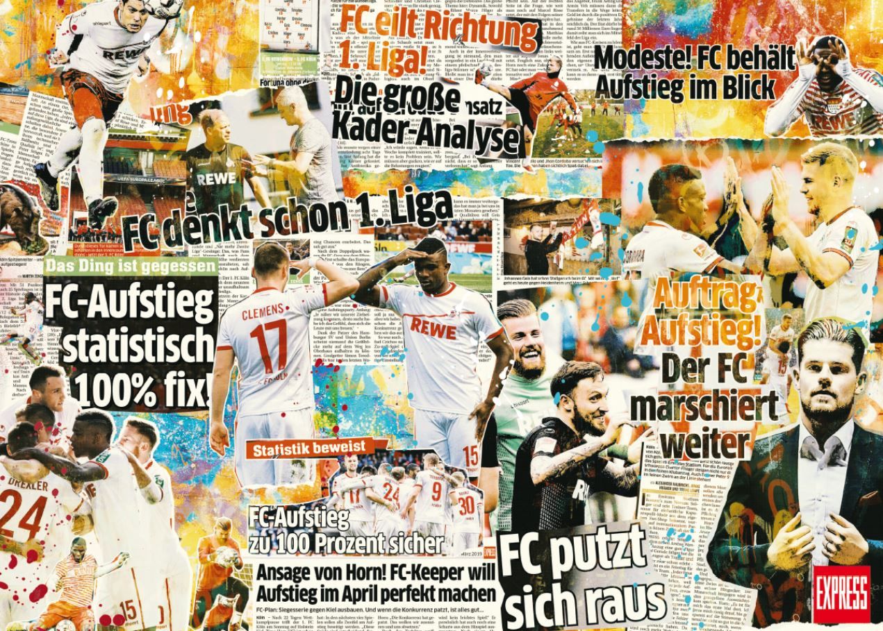 Aufstiegsposter 1. Liga wir kommen