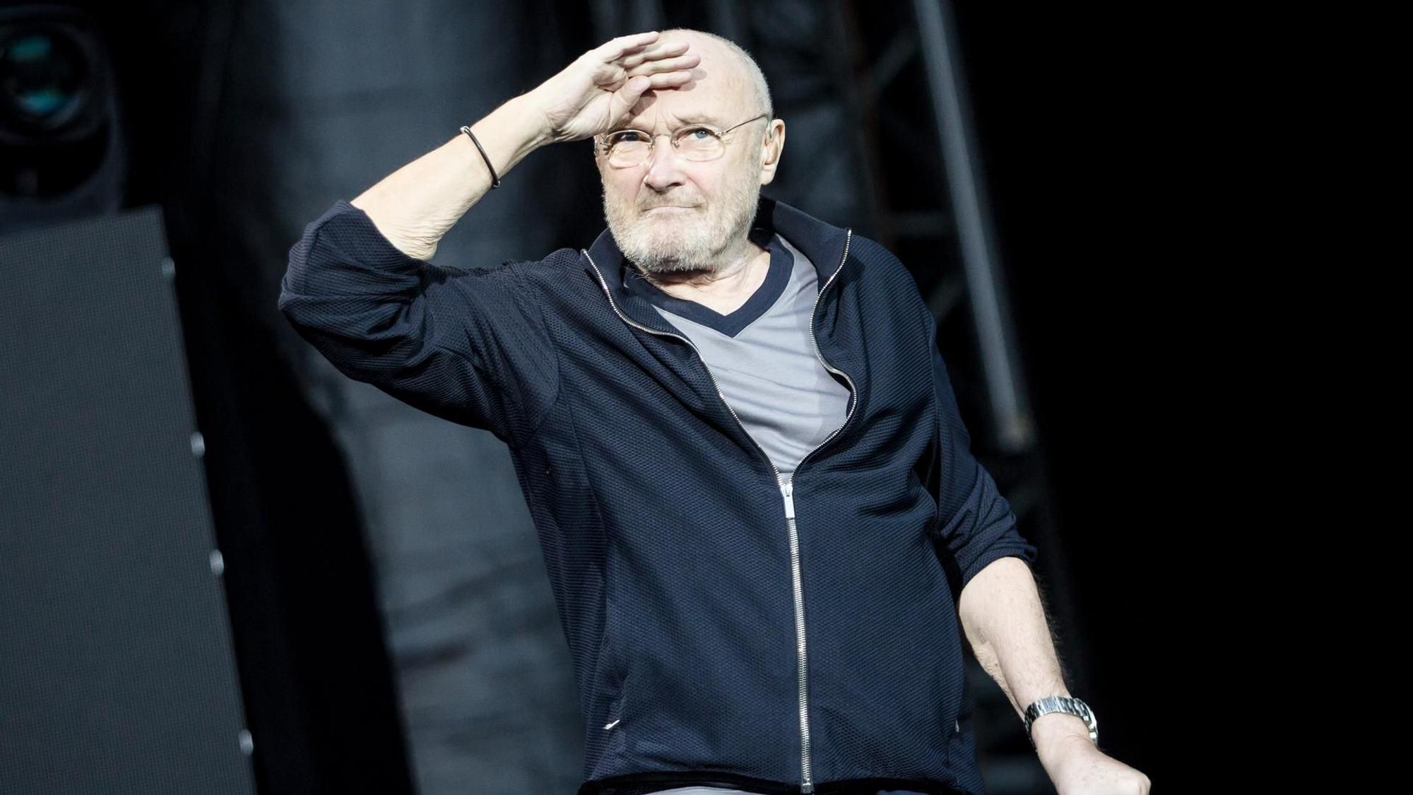 Phil Collins bei einem Auftritt.