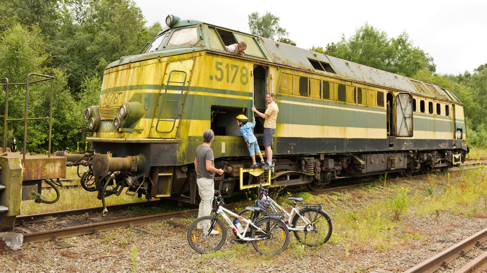 Radfahren auf alter Vennbahn-Strecke
