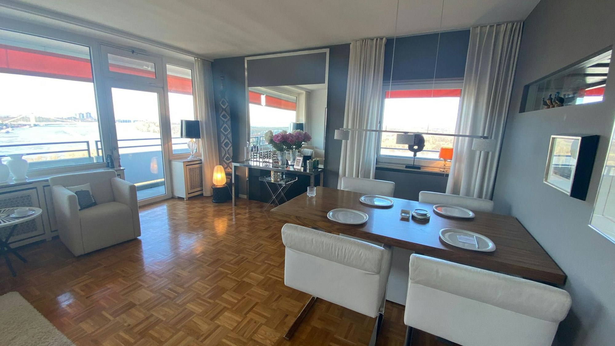 Blick auf den Essbereich