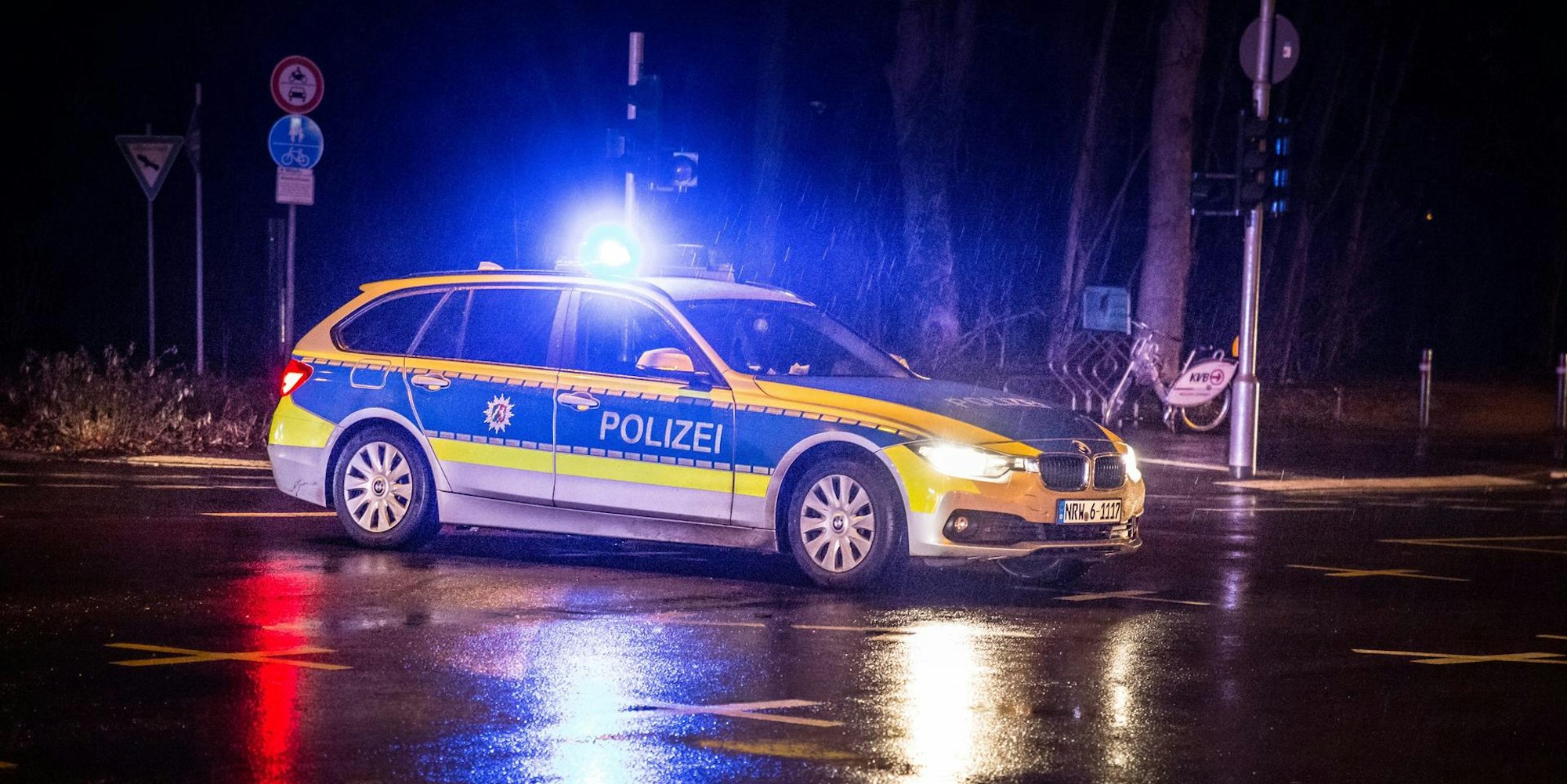 Polizei nachts