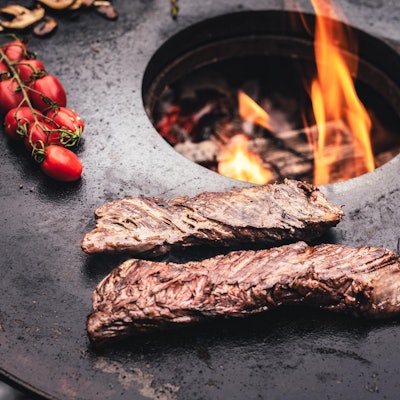 grill trends fleisch auf ring