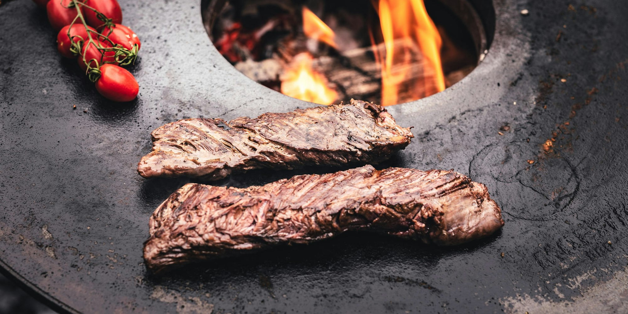 grill trends fleisch auf ring