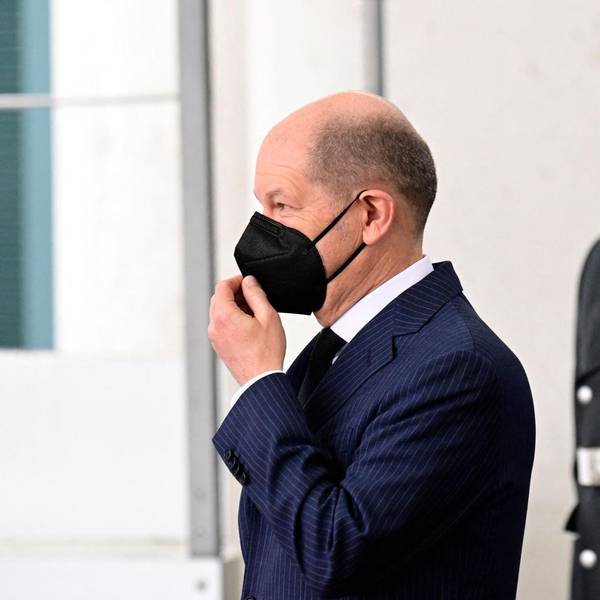 Scholz in Polizen