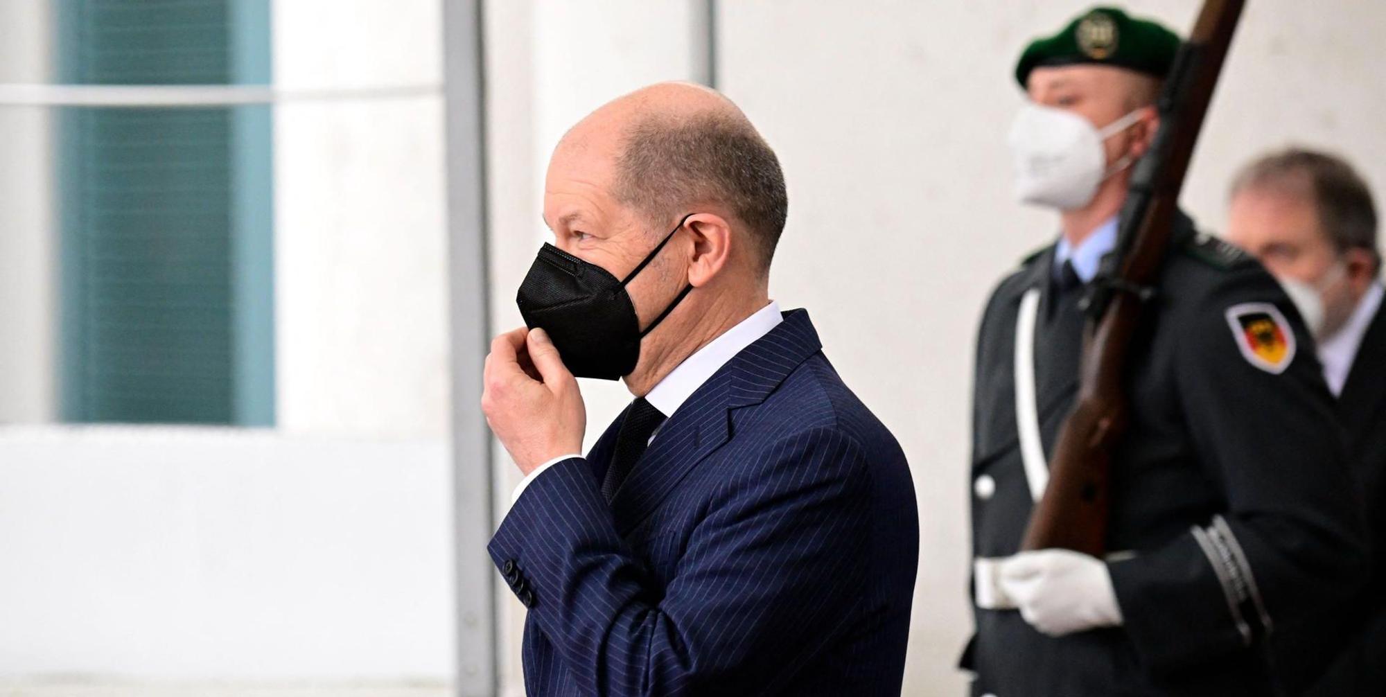 Scholz in Polizen