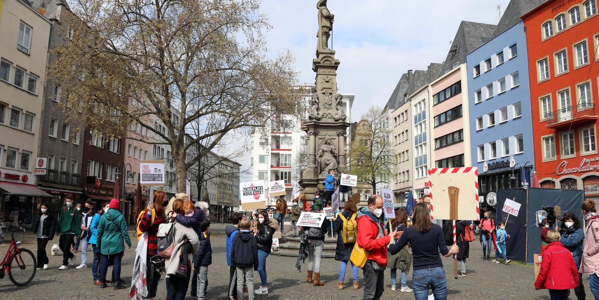 Alter Markt Protest