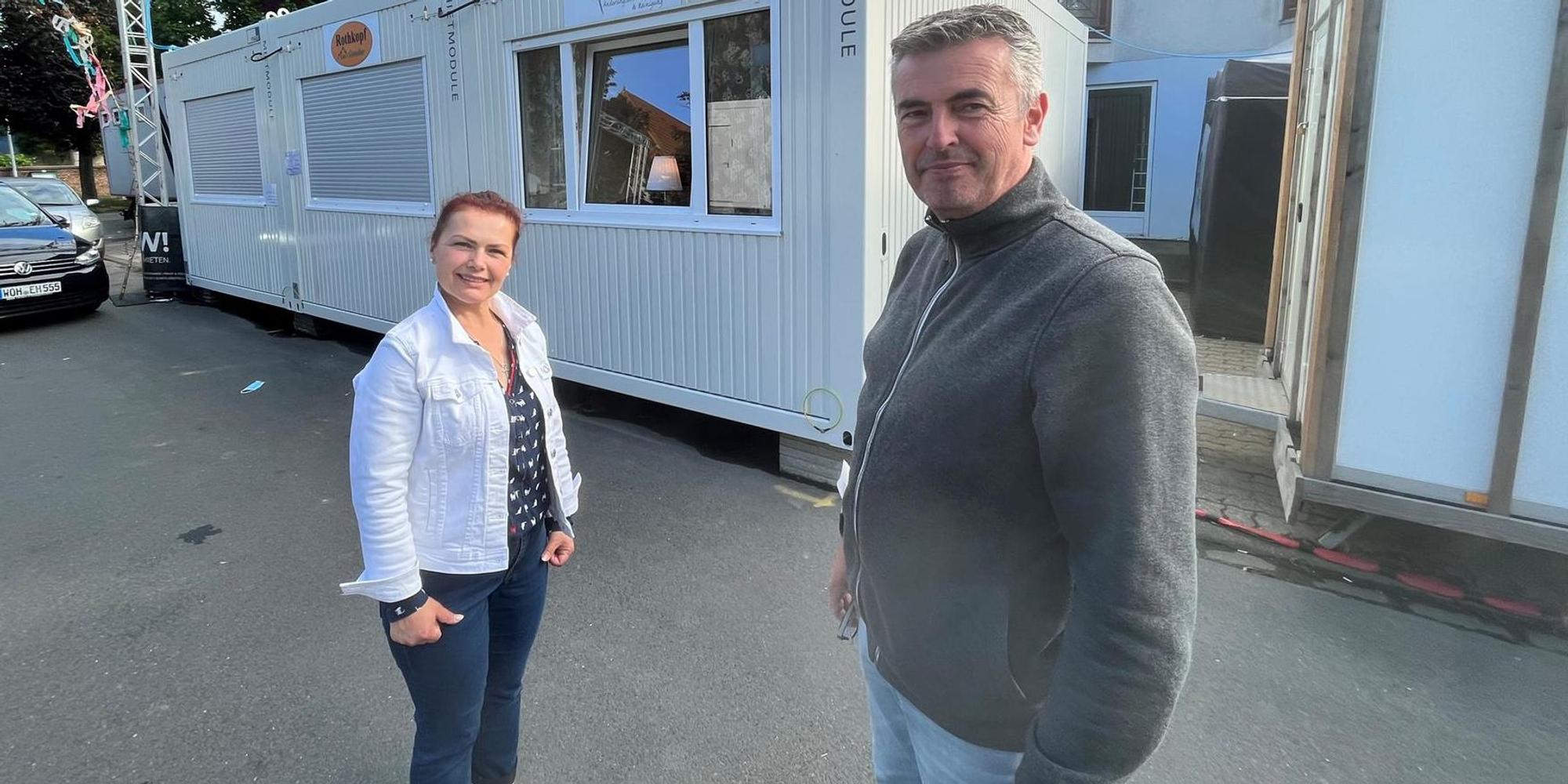 Heimerzheim Fronhof Wilfried Rang und Sarina Sabelfeld rom