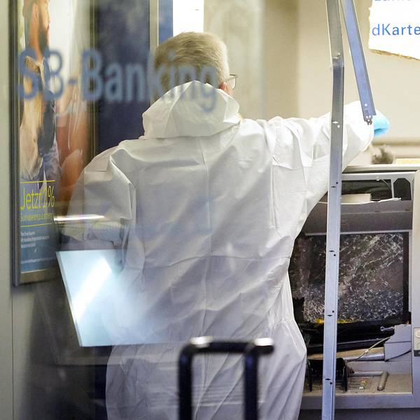 Bankautomat Sprengung