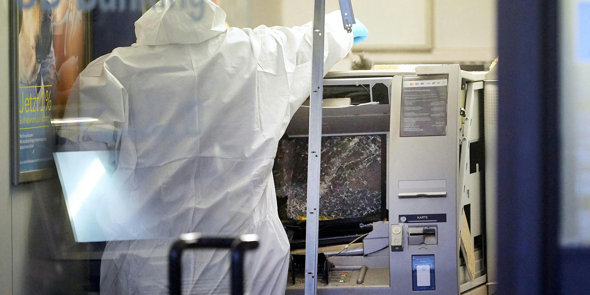 Bankautomat Sprengung