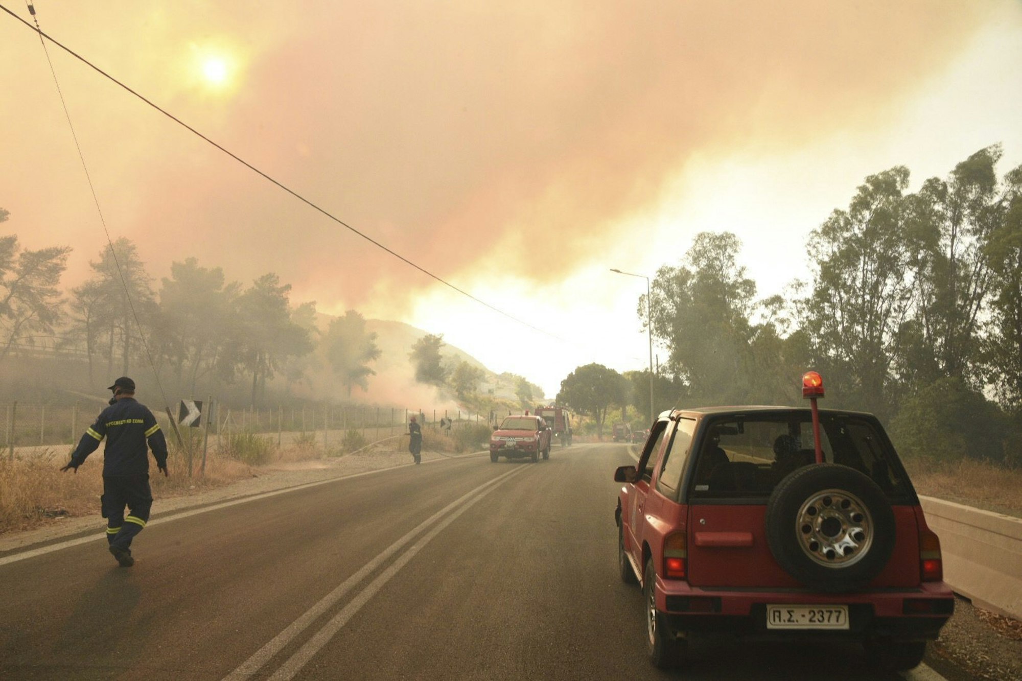 Waldbrand Griechenland 1