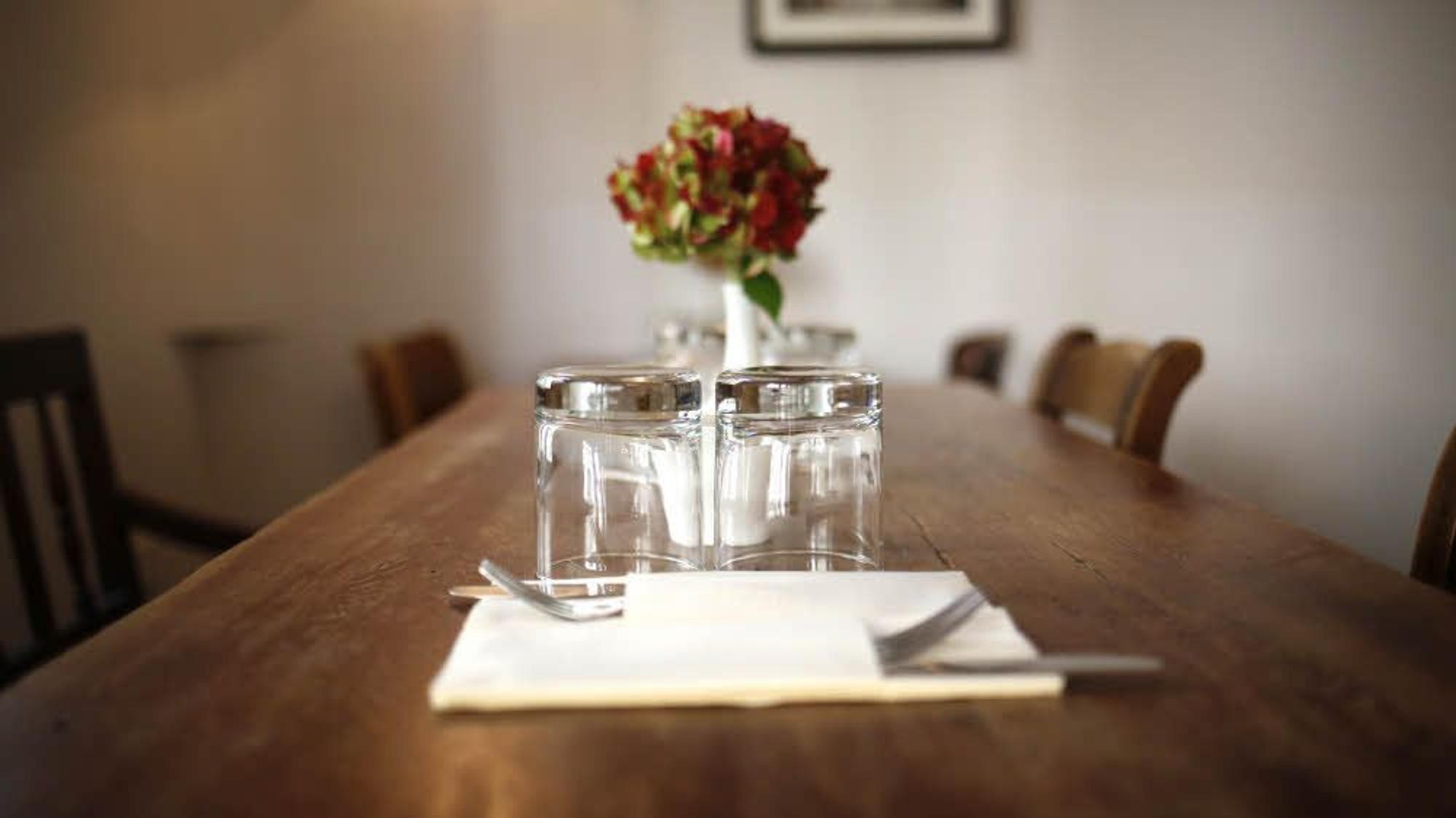 Das Restaurant Traubenzeit mit hübschem Tischgedeck. (Archivbild)