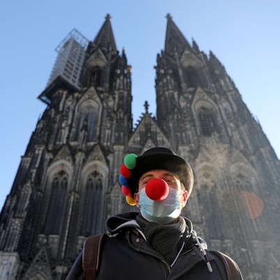 Karneval einsam Symbol