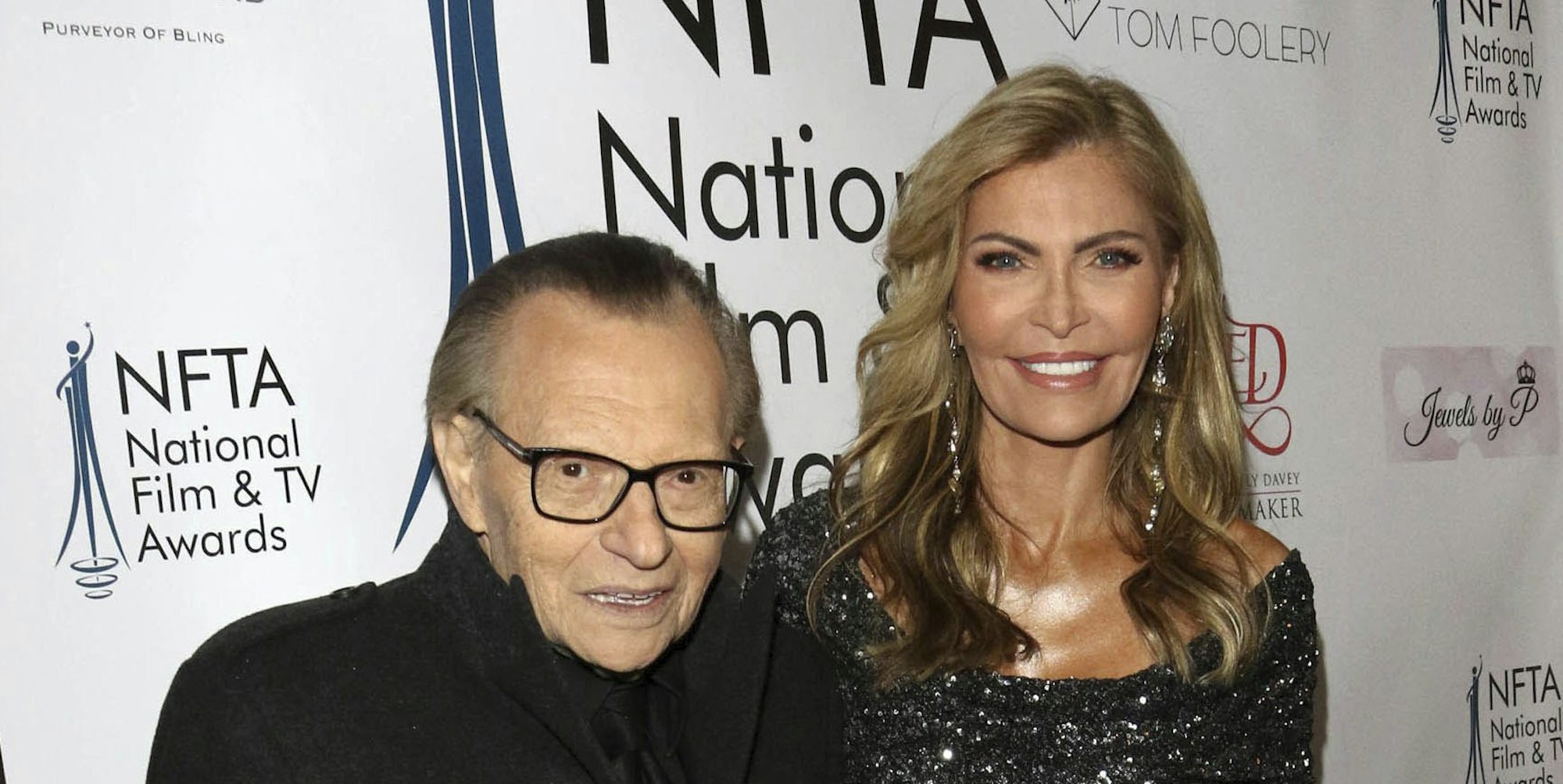 Larry King mit Frau