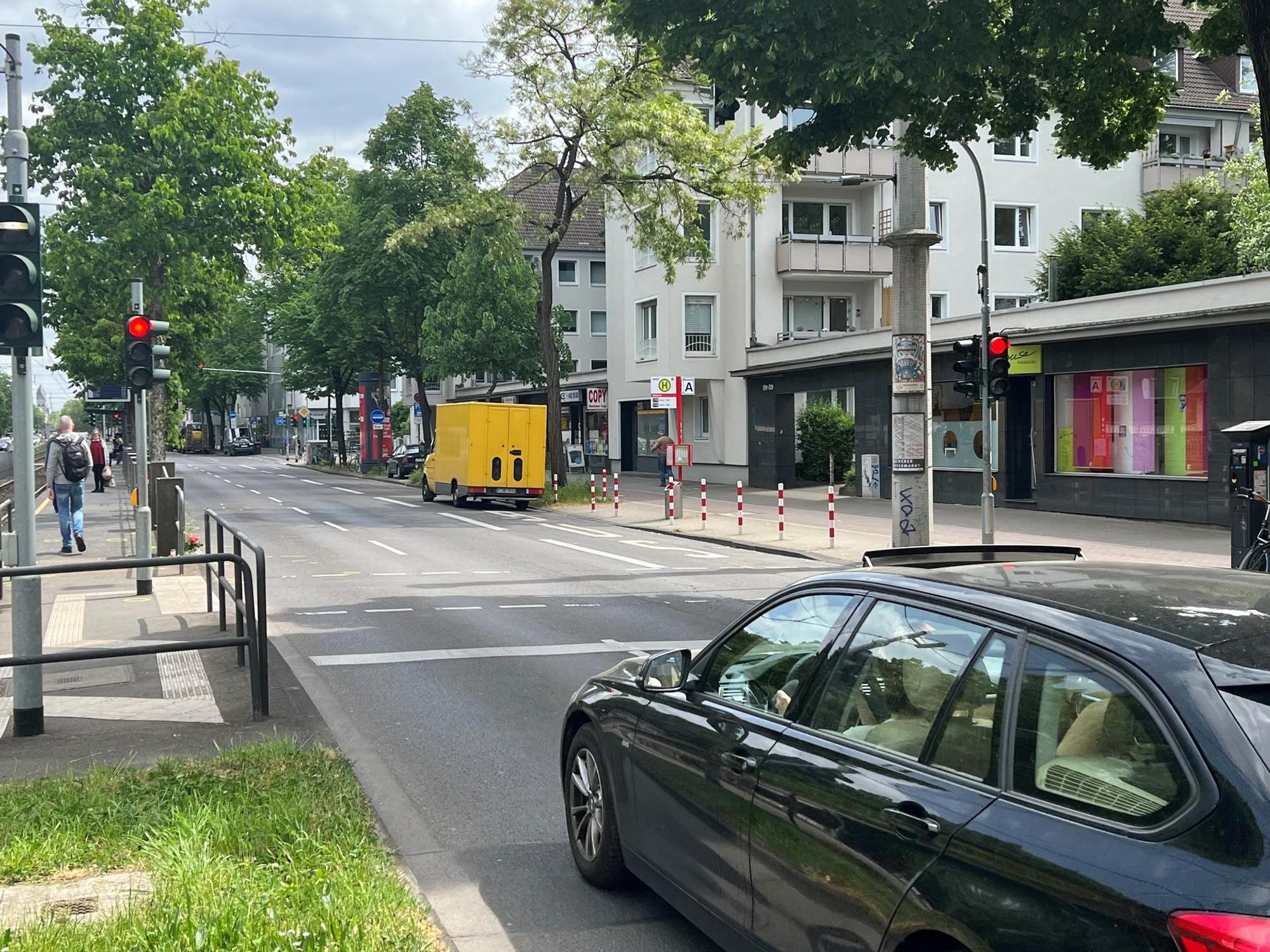Unfallstelle Aachener Straße