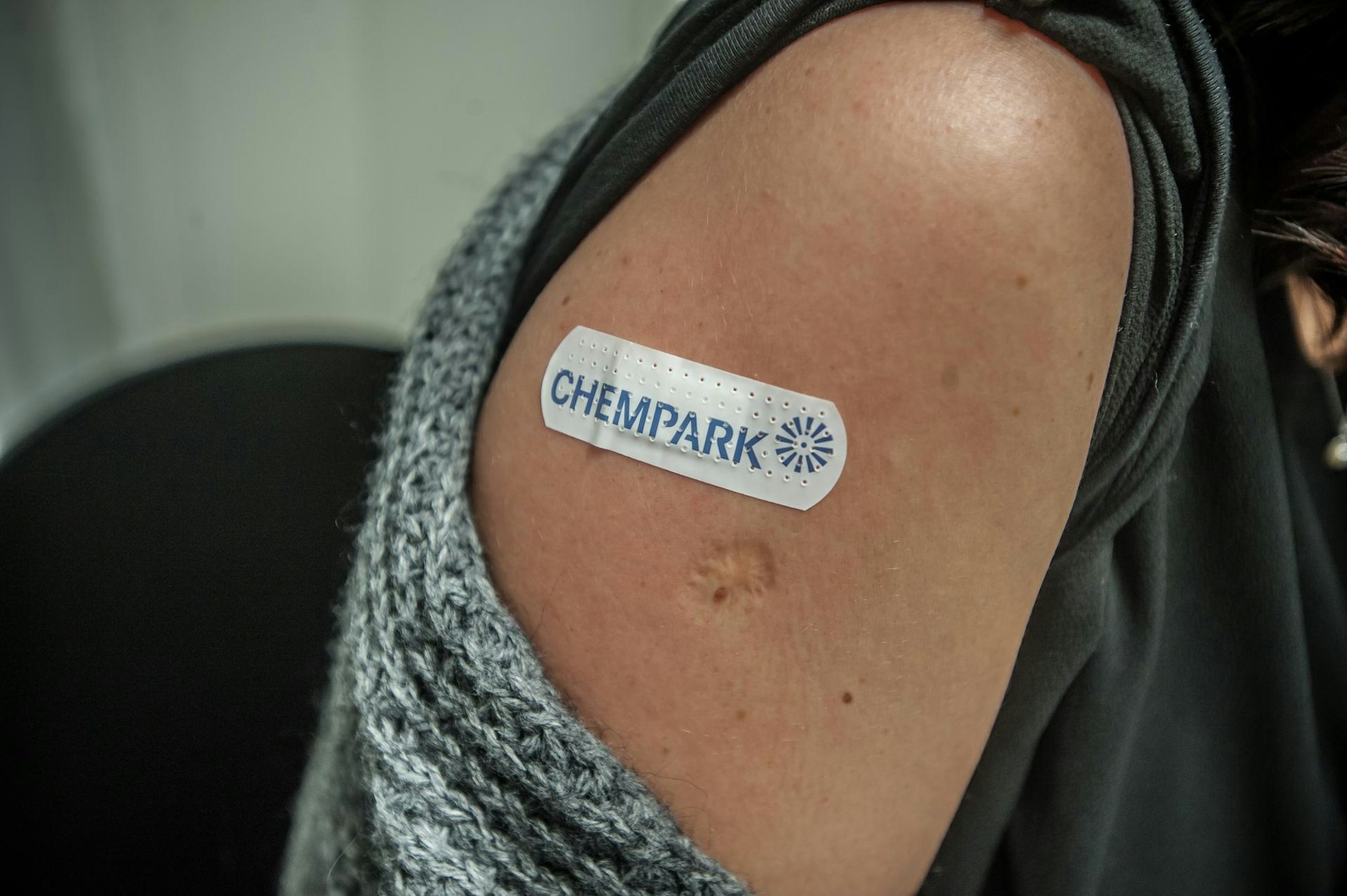 Impfkampagne Booster Chempark Geimpft