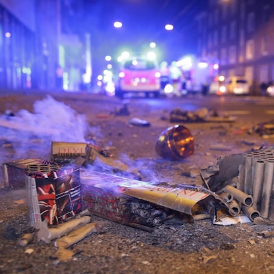 Böller in Düsseldorf