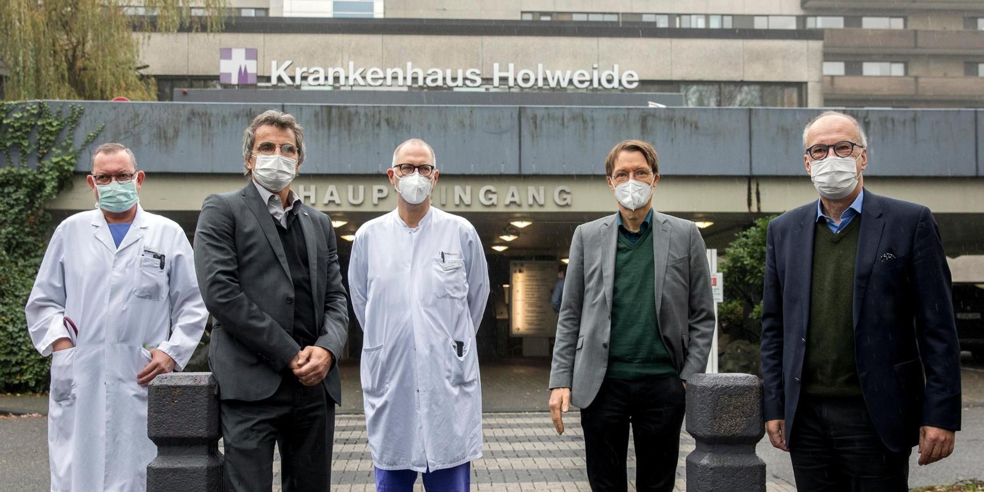 Lauterbach besucht KH in Köln