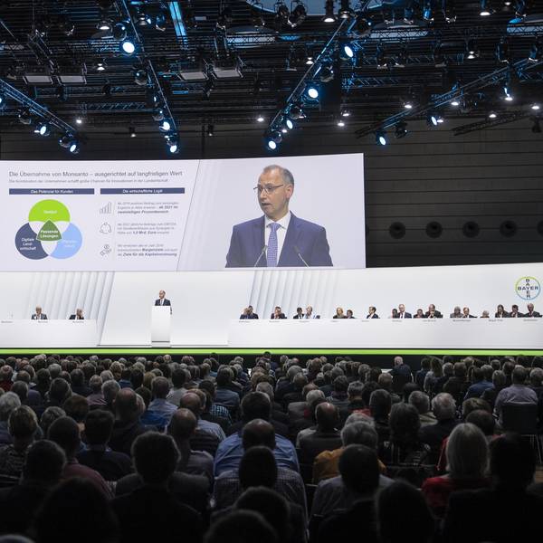 Hauptversammlung bei Bayer