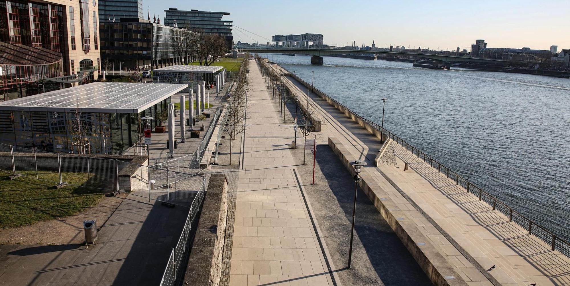 Rheinboulevard gesperrt