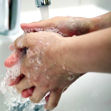 Händewaschen Wasserhahn