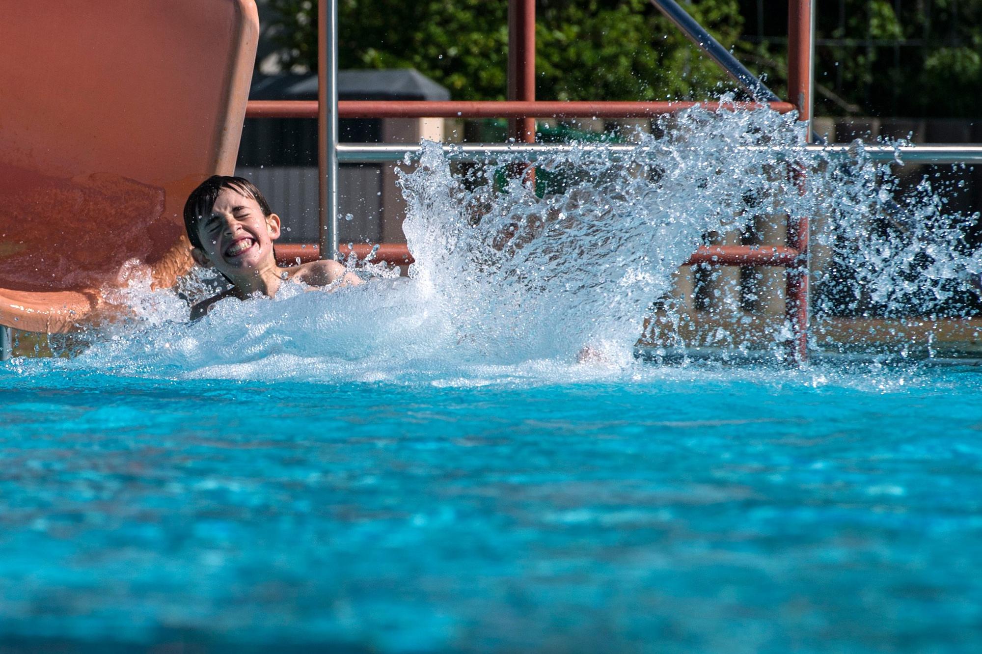 Freibad Rutsche