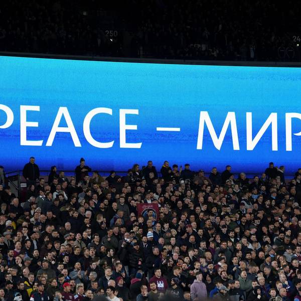 Peace im Stadion