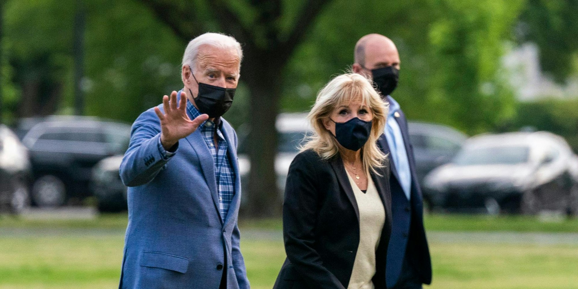 Joe und Jill Biden 25. April