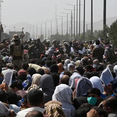 Flughafen Kabul 210821