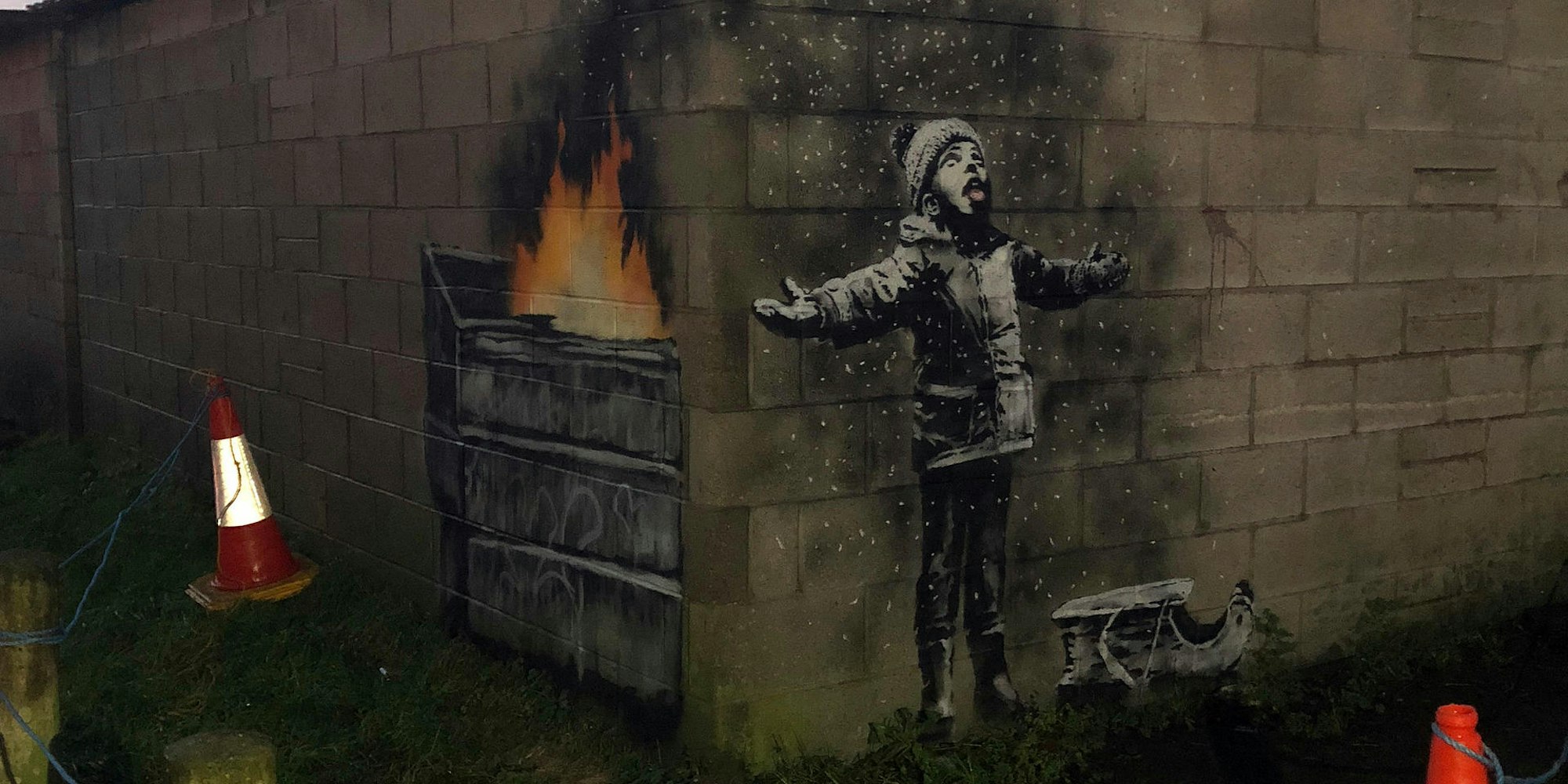 Banksy Weihnachtsgrüße