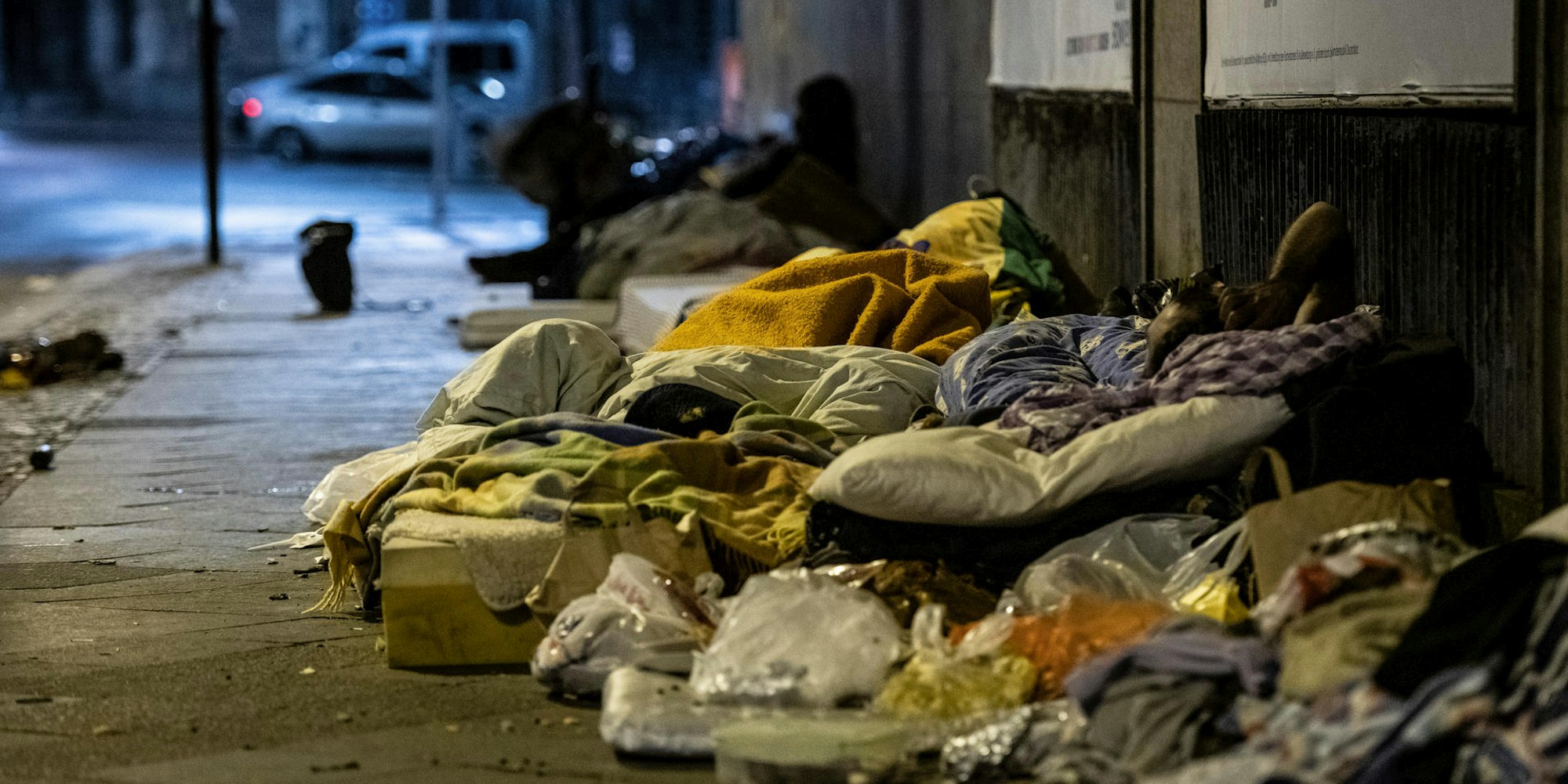 Obdachlose Symbolbild