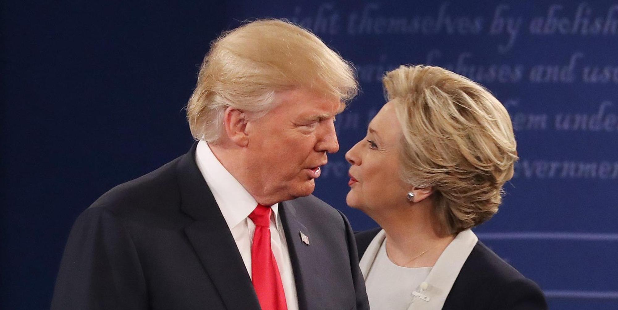 Trump Clinton