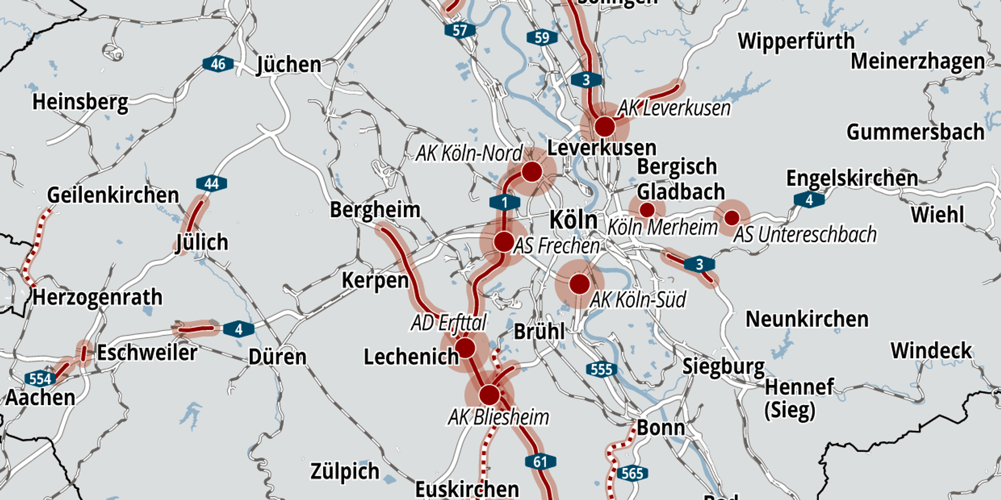 Hochwasser-Autobahn-NRW-ONLINE