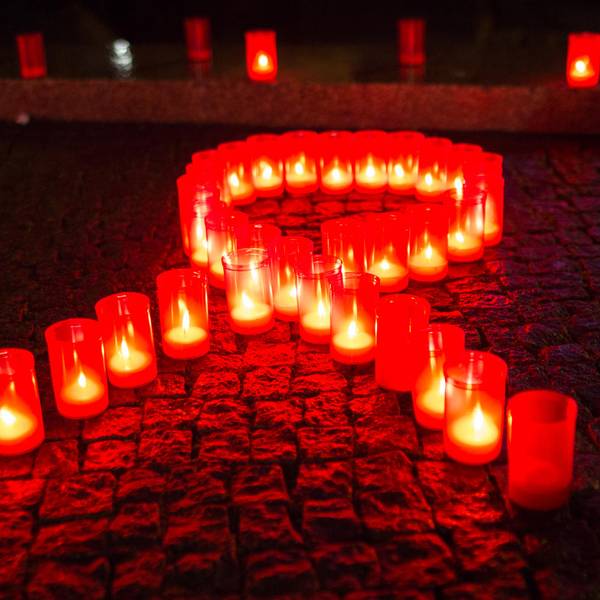 Weltaidstag Rote Schleife