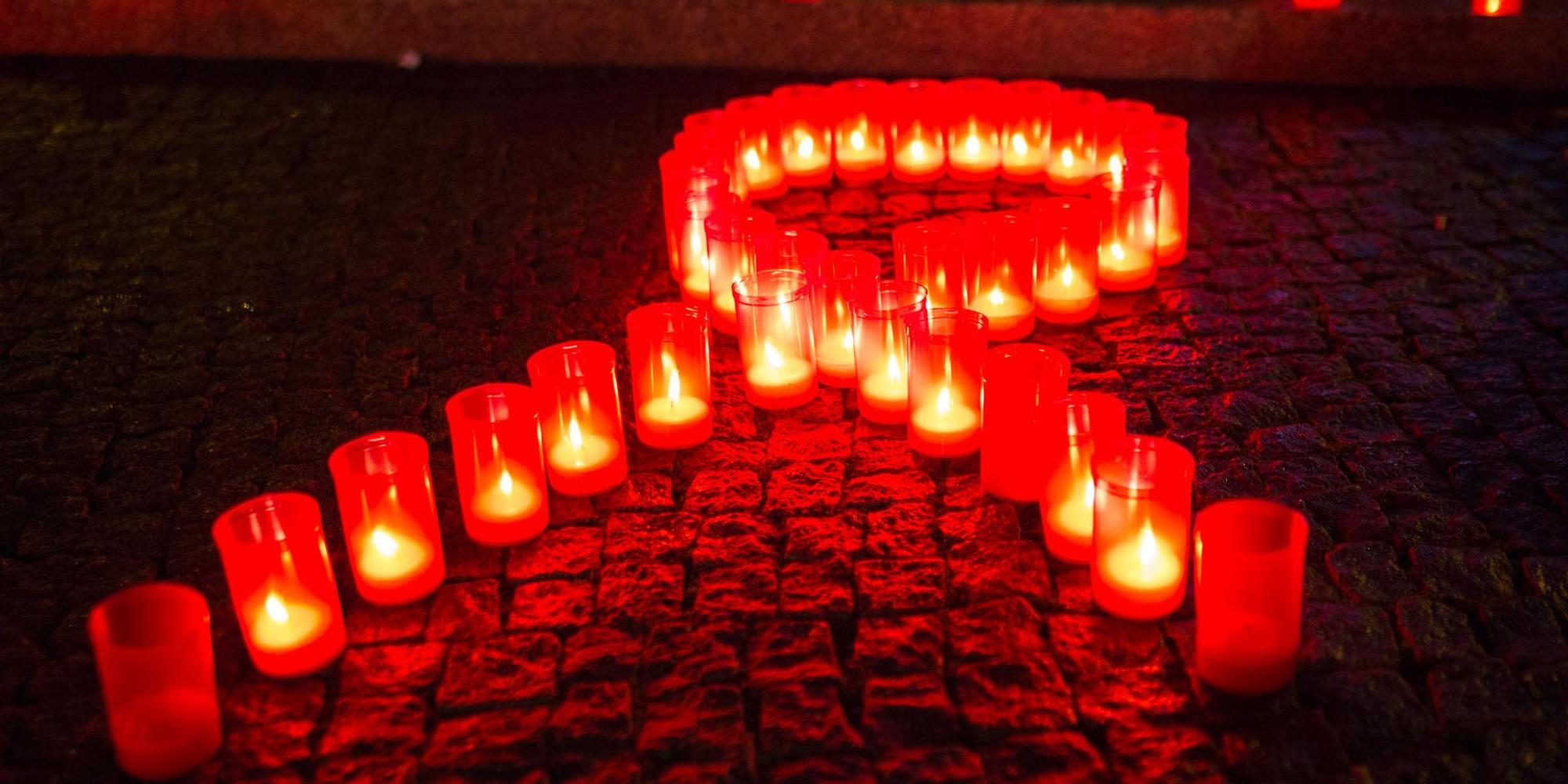 Weltaidstag Rote Schleife