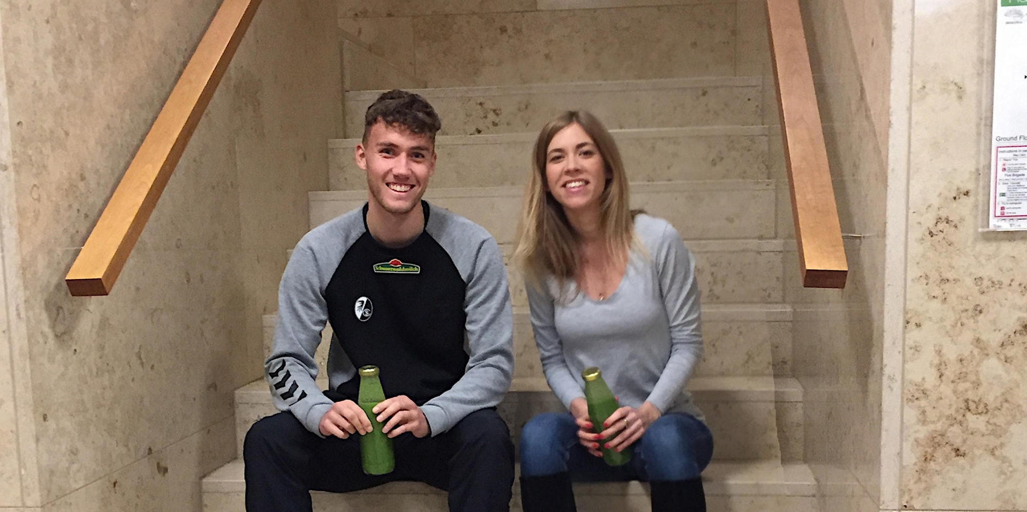 Aleksandra Keleman mit Luca Waldschmidt