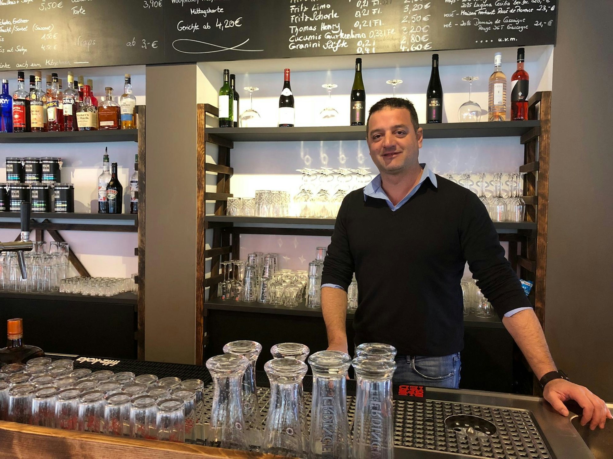 Café Inside im Mauritiusviertel in Köln