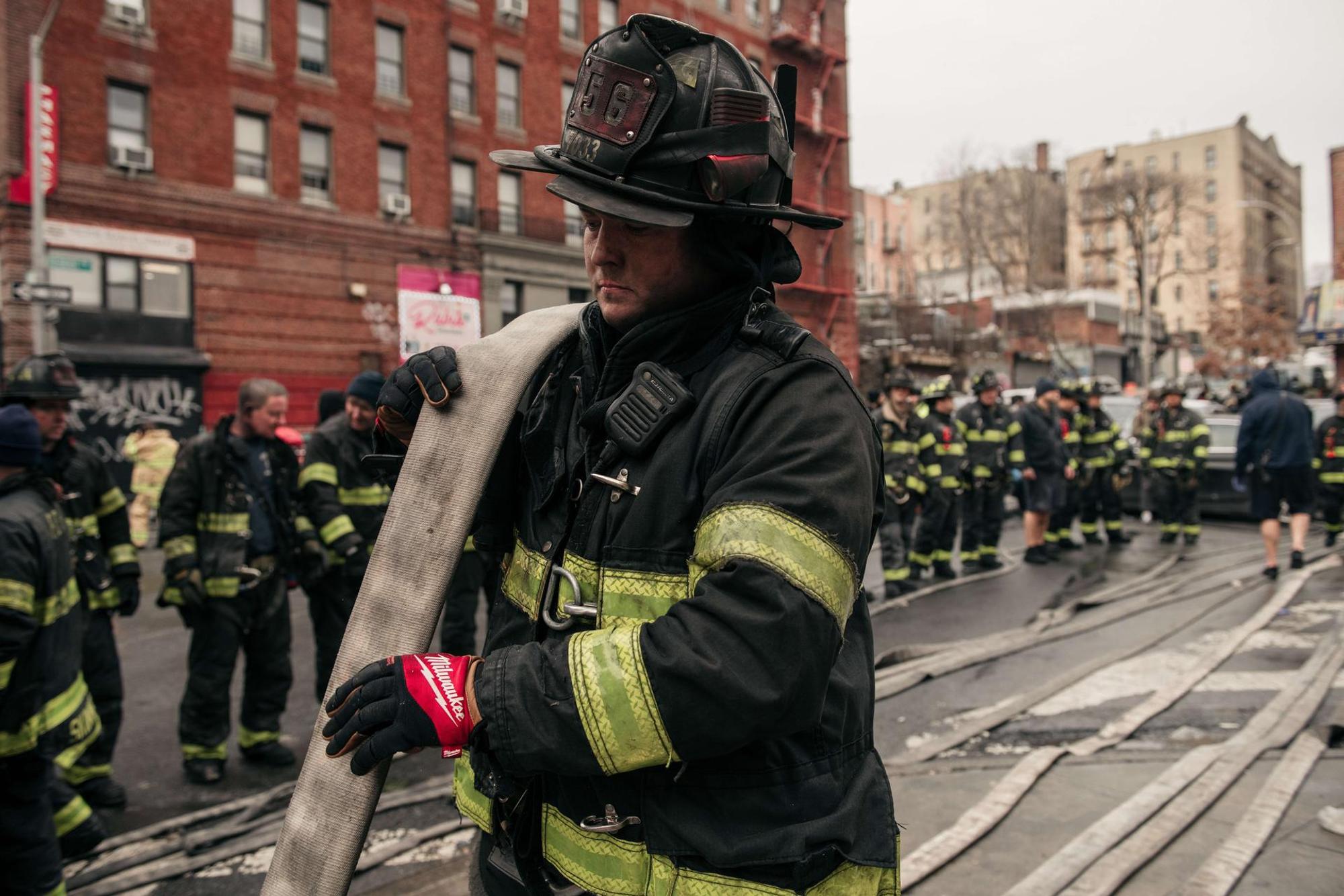 Feuer Hochhaus New York 2