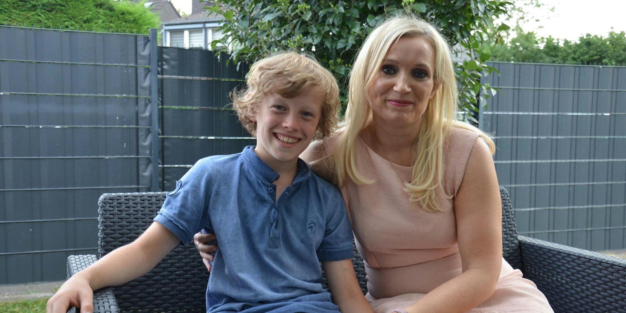Eva Metternich mit Sohn