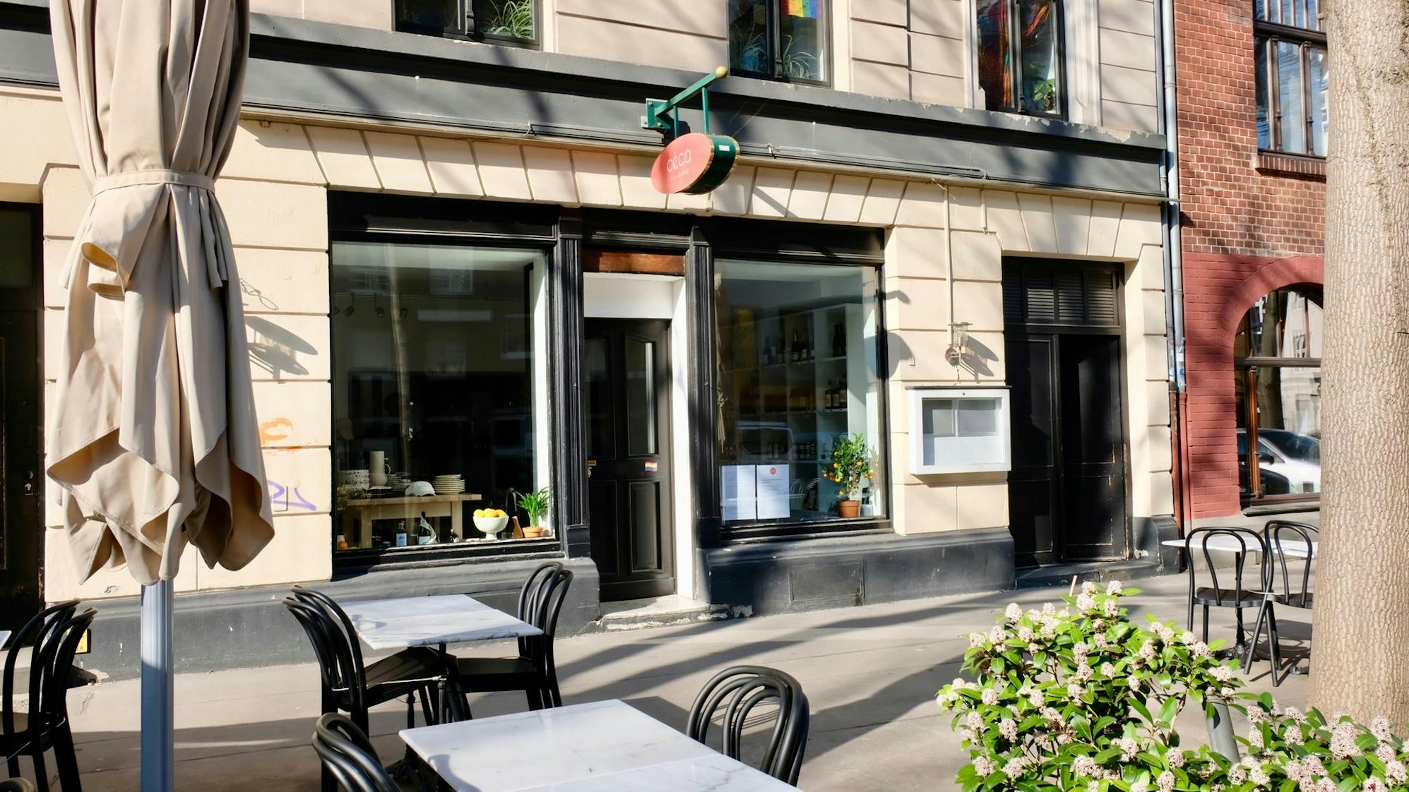 Das céca in Köln-Sülz von außen.