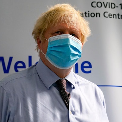 Boris Johnson Maske 230621