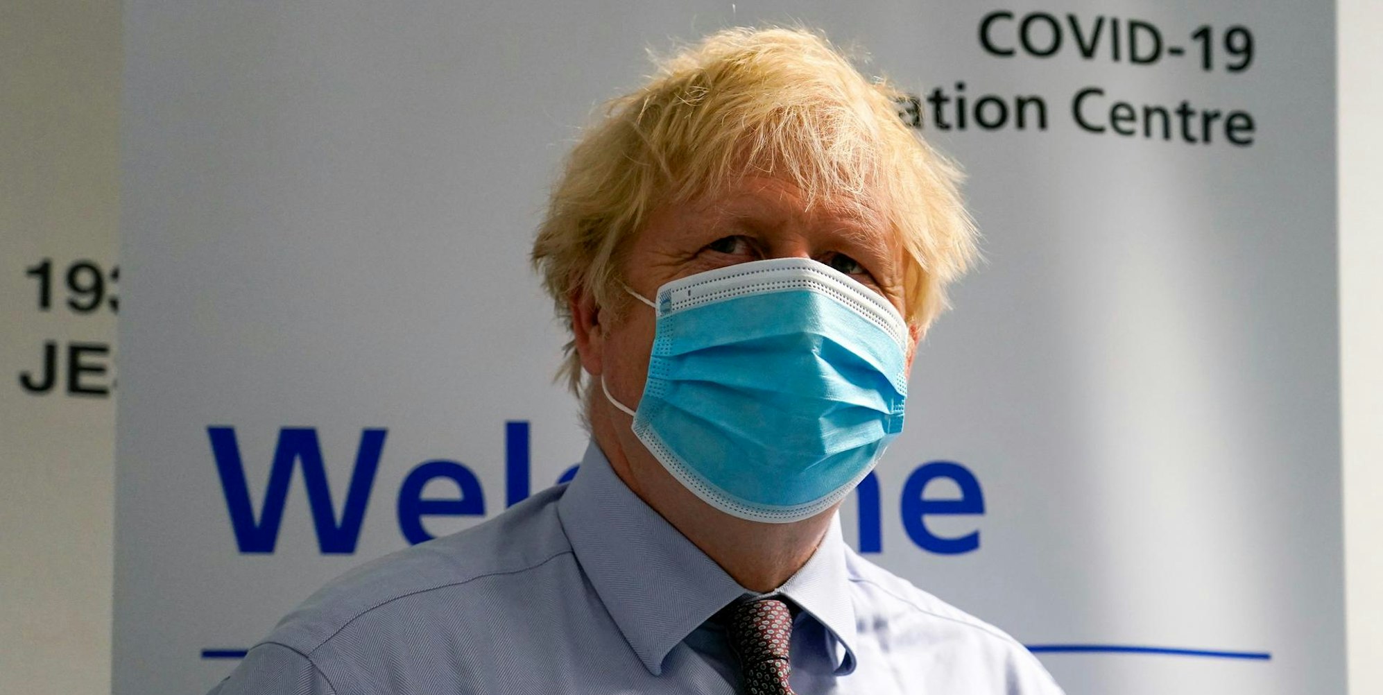 Boris Johnson Maske 230621