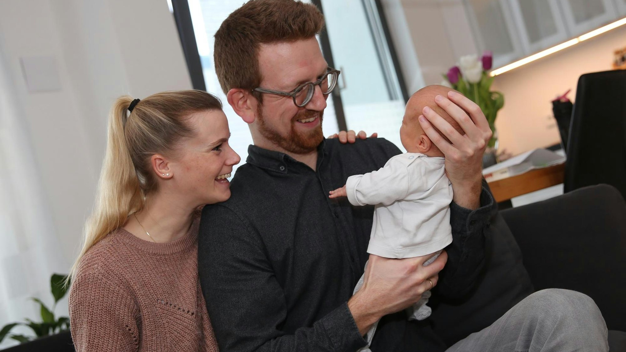 Die Wenners freuen sich über Linus.