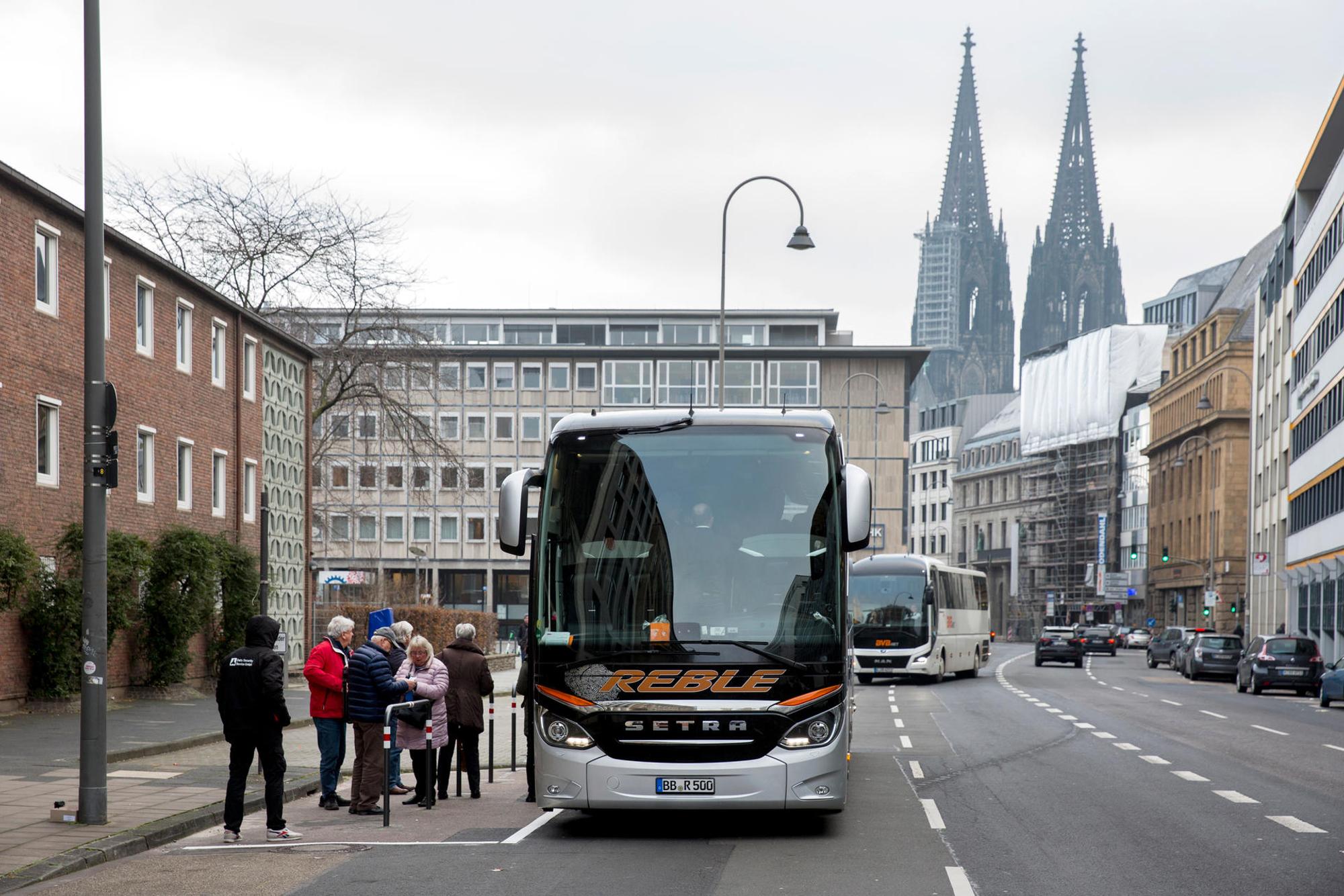 Reisebushaltestelle Gereonstraße