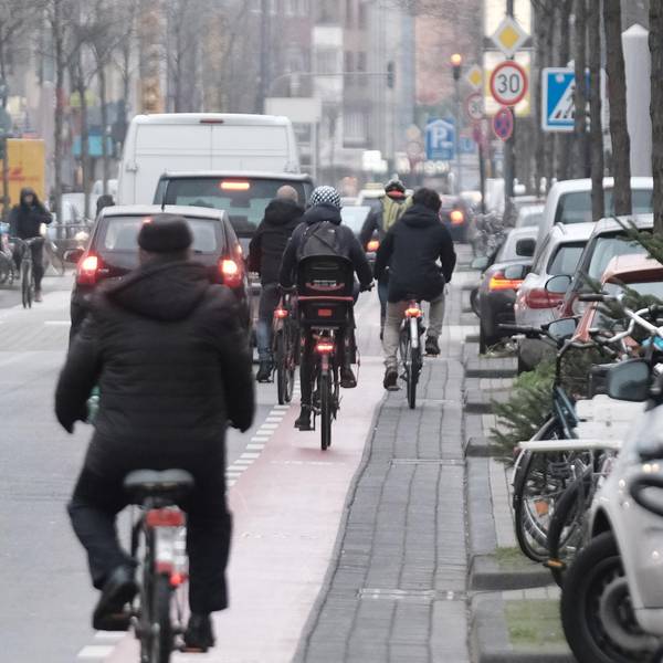 Radfahrer Venloer Straße